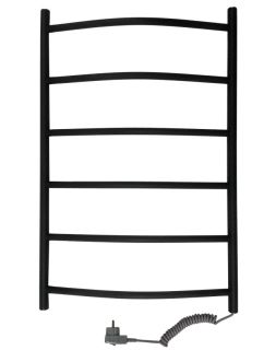 Полотенцесушитель электрический Маргроид В4 Р80*50 чёрный матовый 04-8050-1033-9005R